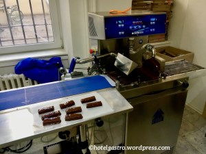 Schokolieren durch Schokovorhang