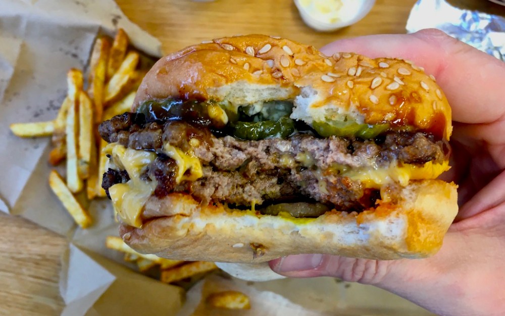 Five Guys Double Cheeseburger